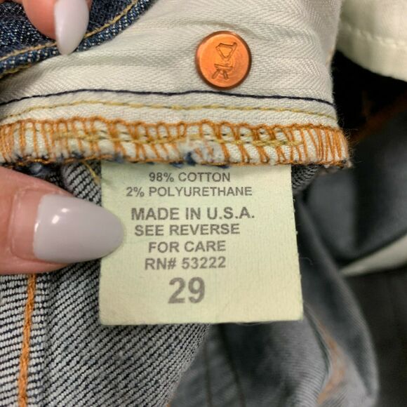 David Kahn Nikki Jeans Size 29 Bootcut Jeweled Pockets Stretch Low Mid Rise - Picture 9 of 11